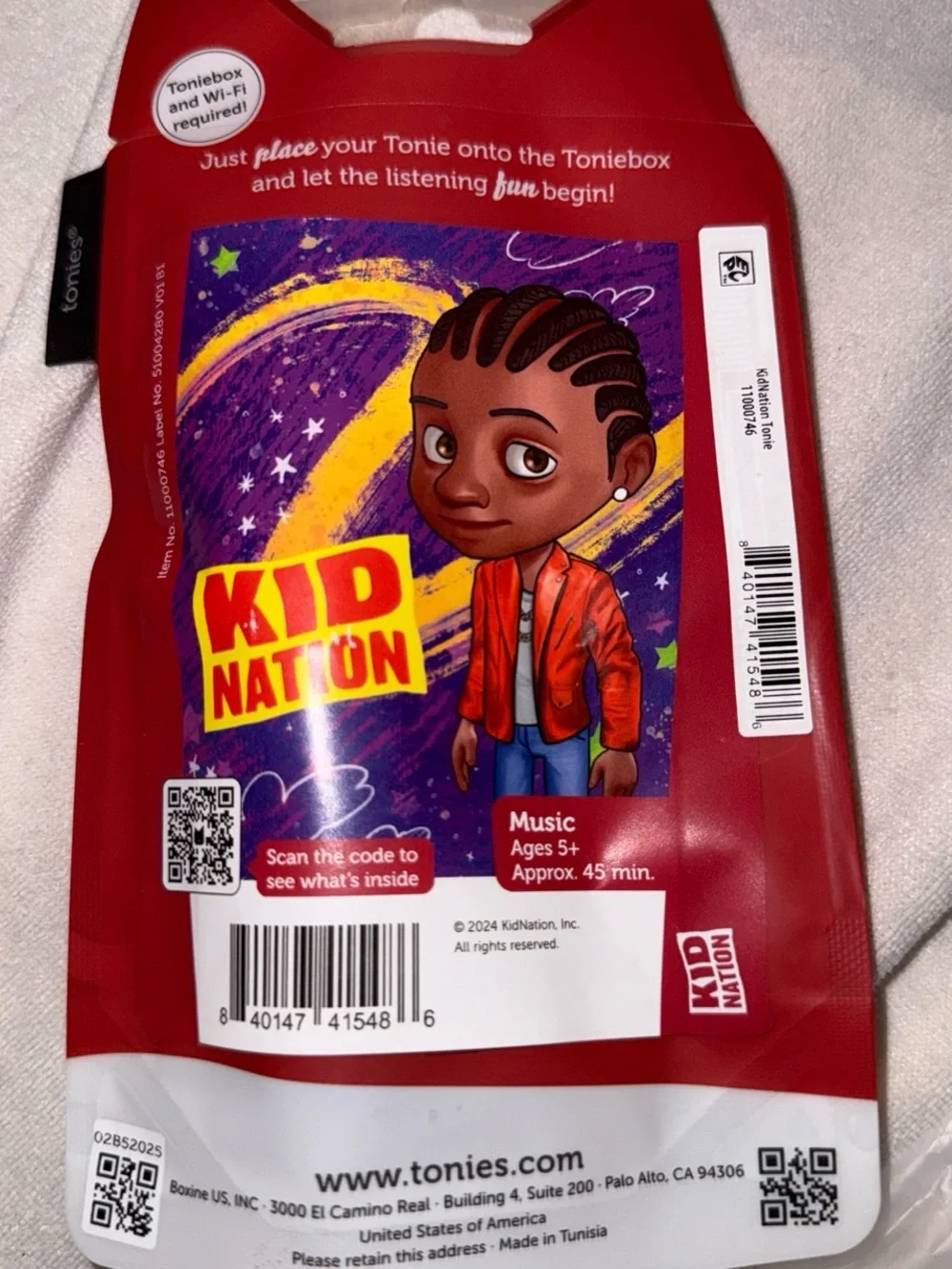 Tonies Kid Nation Audio Character - Red Jacket